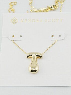 Kendra Scott Polished Letter Necklace